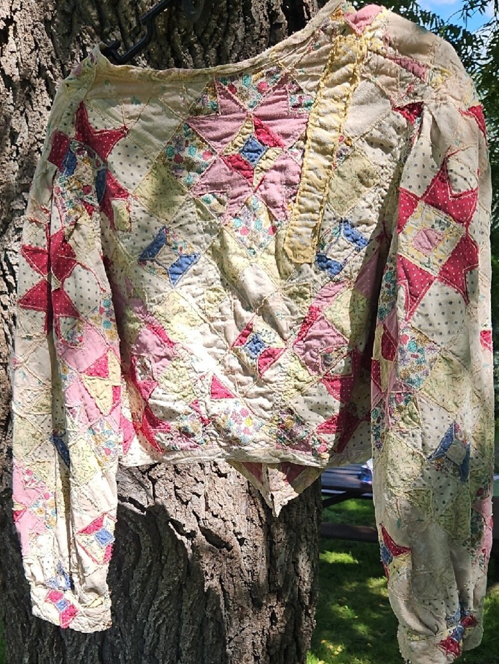 Magnolia Pearl Patchwork Quilted Jacket, OSFM - Picture 5 of 13